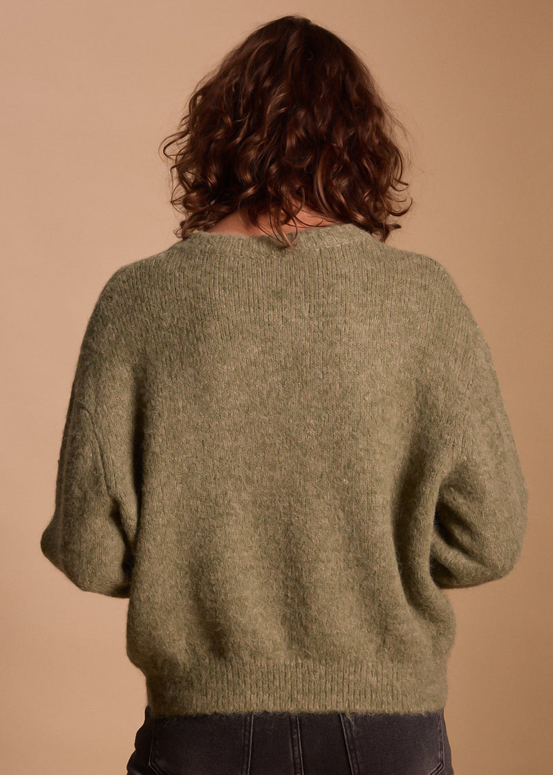 PULL MOHAIR COL ROND LYRA