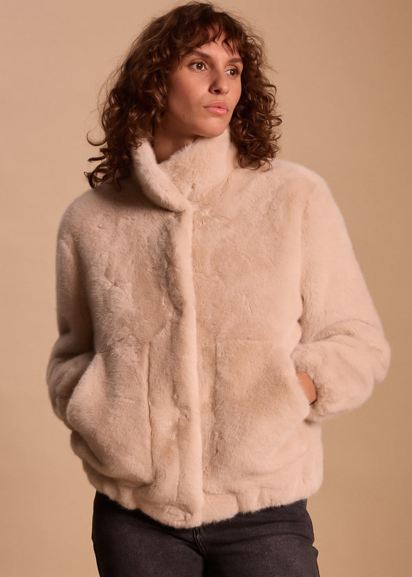 BLOUSON FAUSSE FOURRURE NAYA