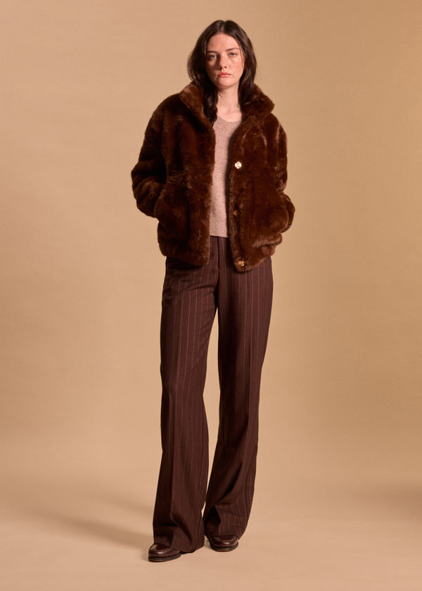 BLOUSON FAUSSE FOURRURE NAYA