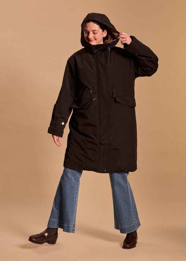 PARKA 3/4 DEPERLANTE CAPUCHE LIORA