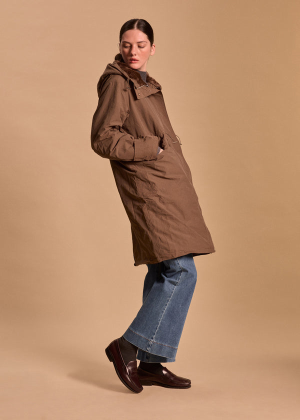 PARKA 3/4 DÉPERLANTE CAPUCHE LIORA