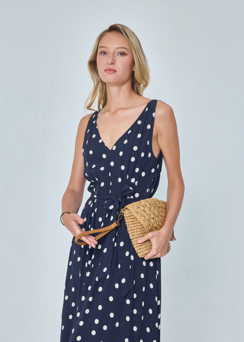 ANNE LONG DRESS WITH STRAPS