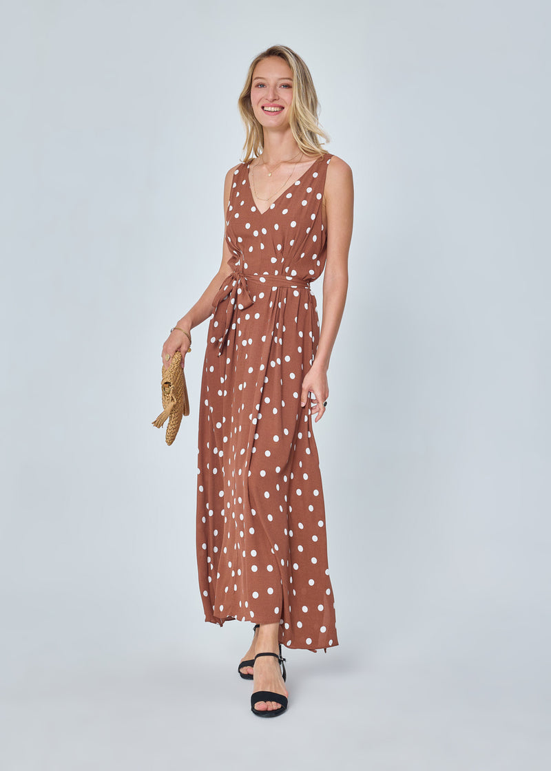 ANNE LONG DRESS WITH STRAPS