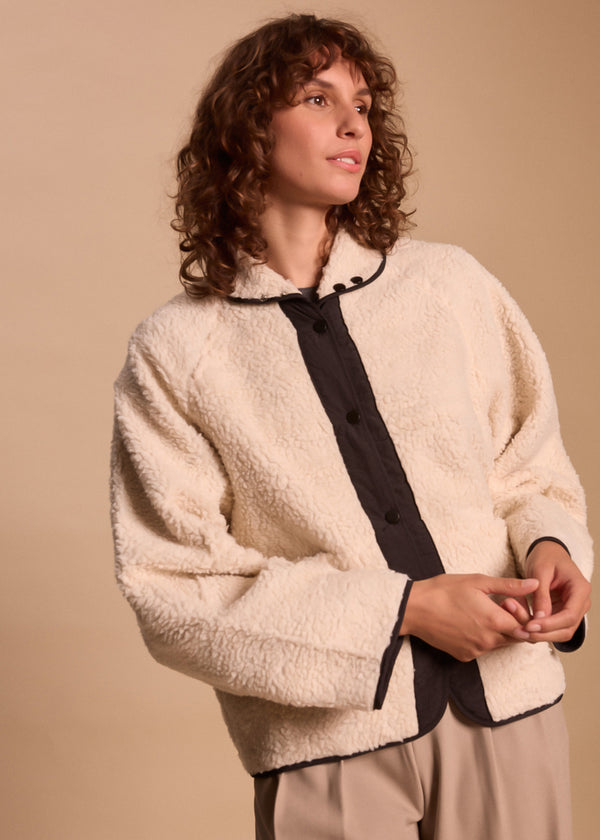 VESTE SHERPA EFFET MOUTON LUNELLE