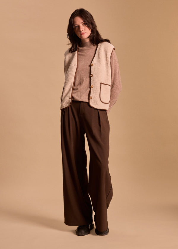 GILET SHERPA EFFET MOUTON SILOE