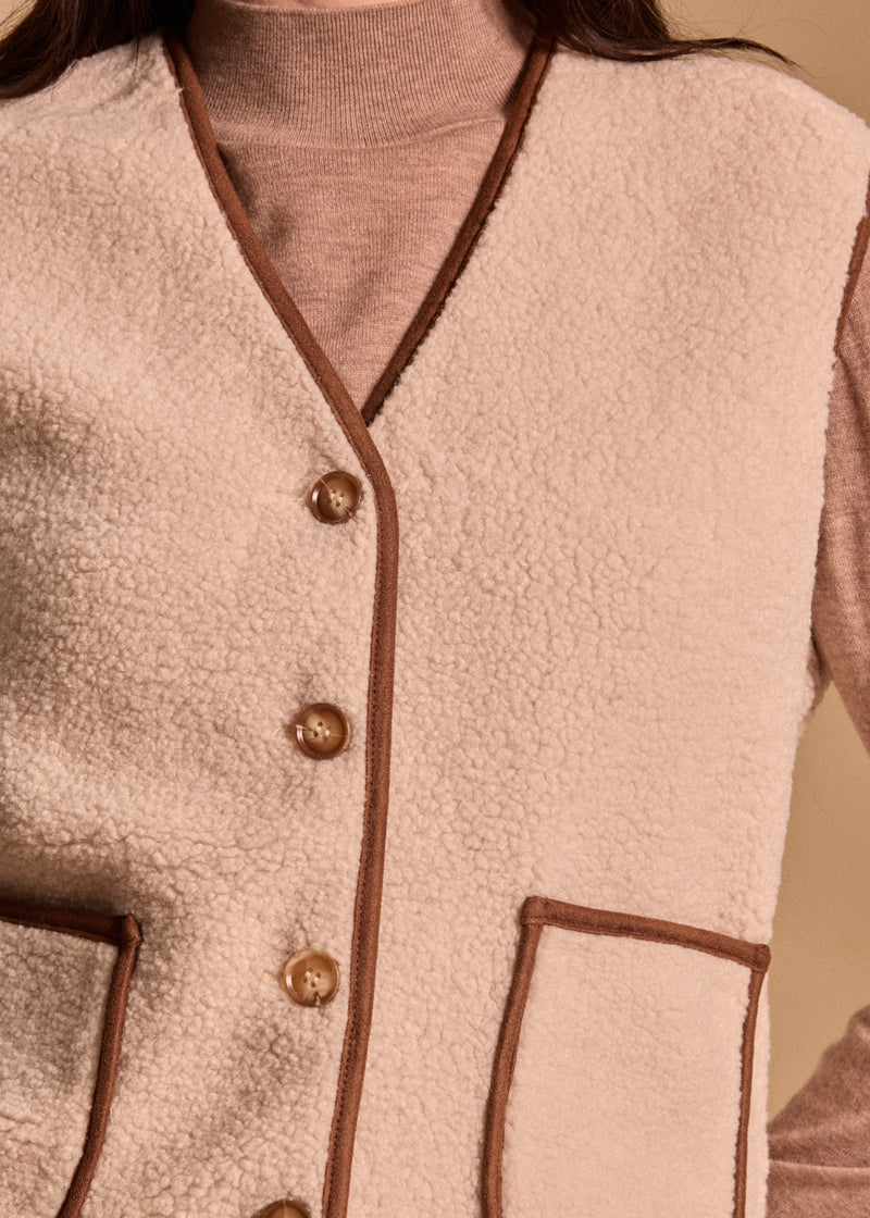 GILET SHERPA EFFET MOUTON SILOE
