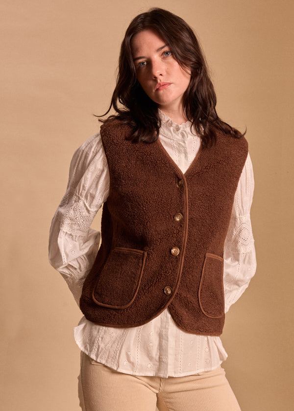 GILET SHERPA EFFET MOUTON SILOE