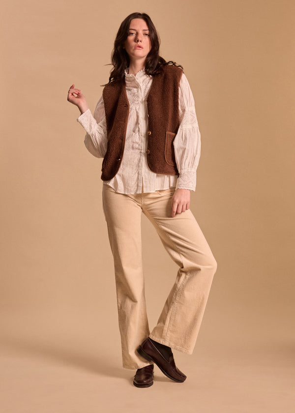 GILET SHERPA EFFET MOUTON SILOE