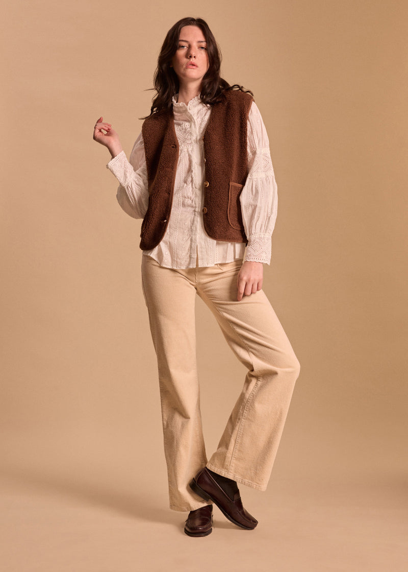 GILET SHERPA EFFET MOUTON SILOE