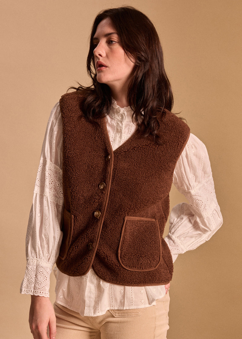 GILET SHERPA EFFET MOUTON SILOE