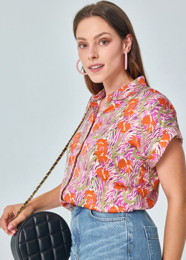 HELENE CLAUDINE COLLAR SHIRT