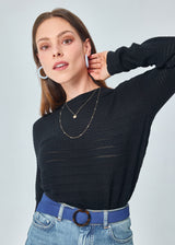 DANAE OPEN MERINO SWEATER