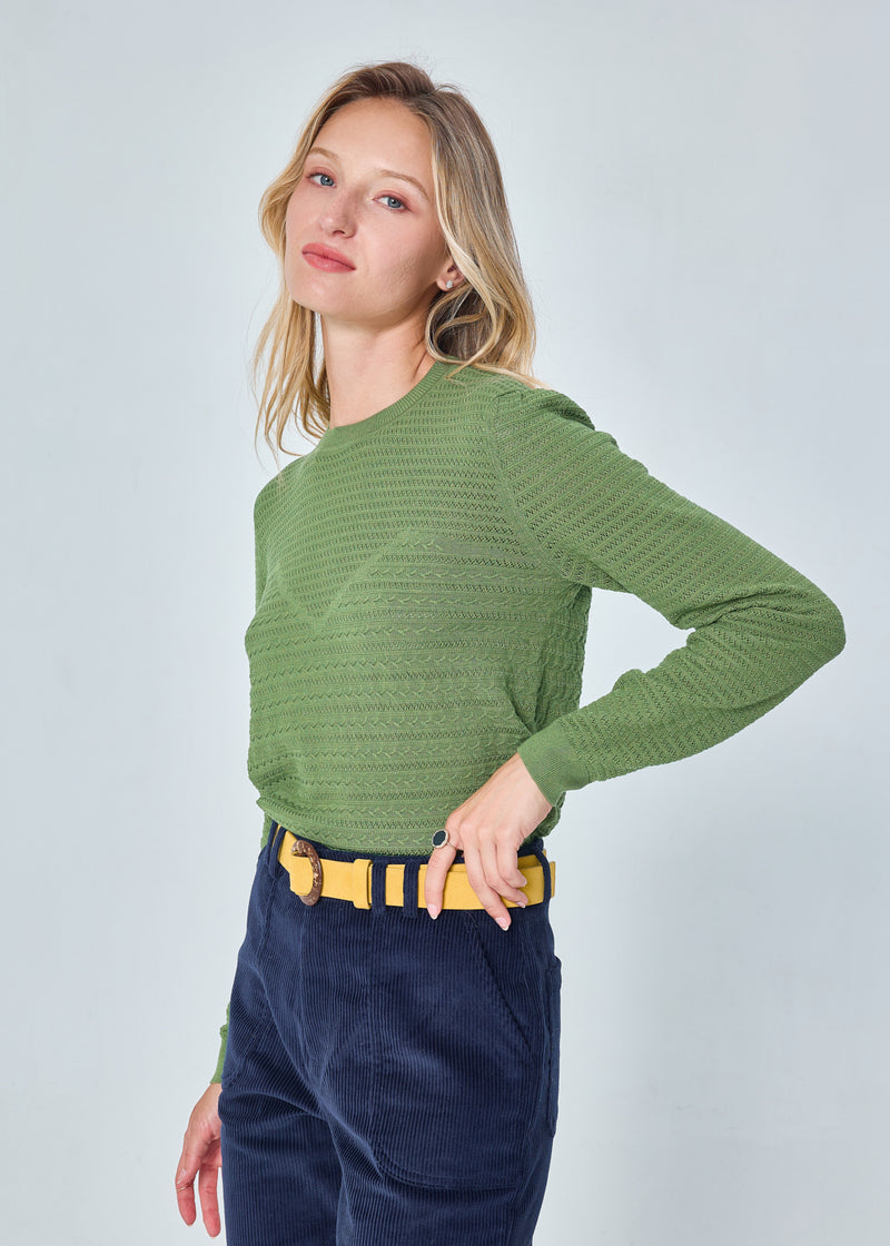 DANAE OPEN MERINO SWEATER