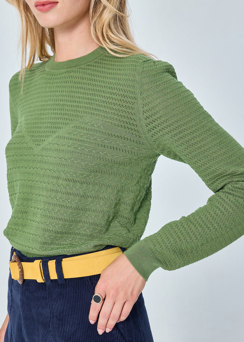 DANAE OPEN MERINO SWEATER