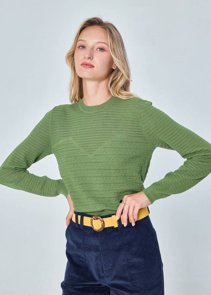 DANAE OPEN MERINO SWEATER