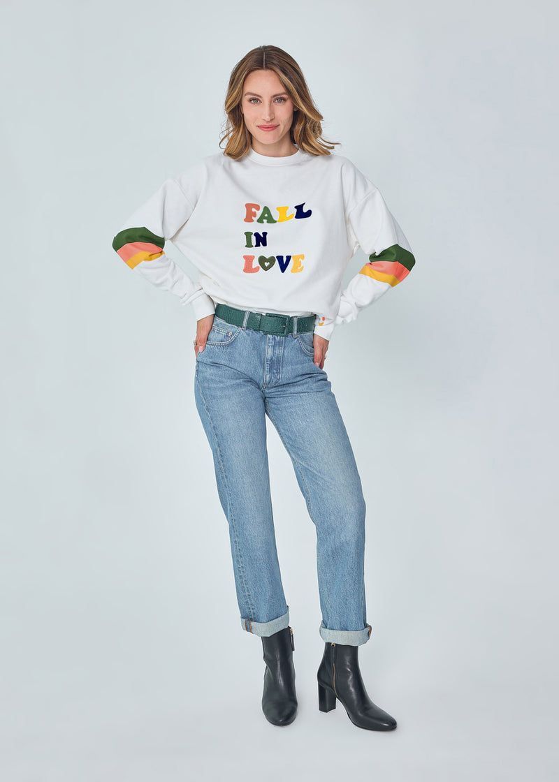 HUGUETTE FLOCKED SWEATSHIRT