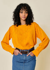 Round-neck blouse Pascale