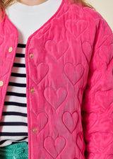Dara Quilted Heart Jacket