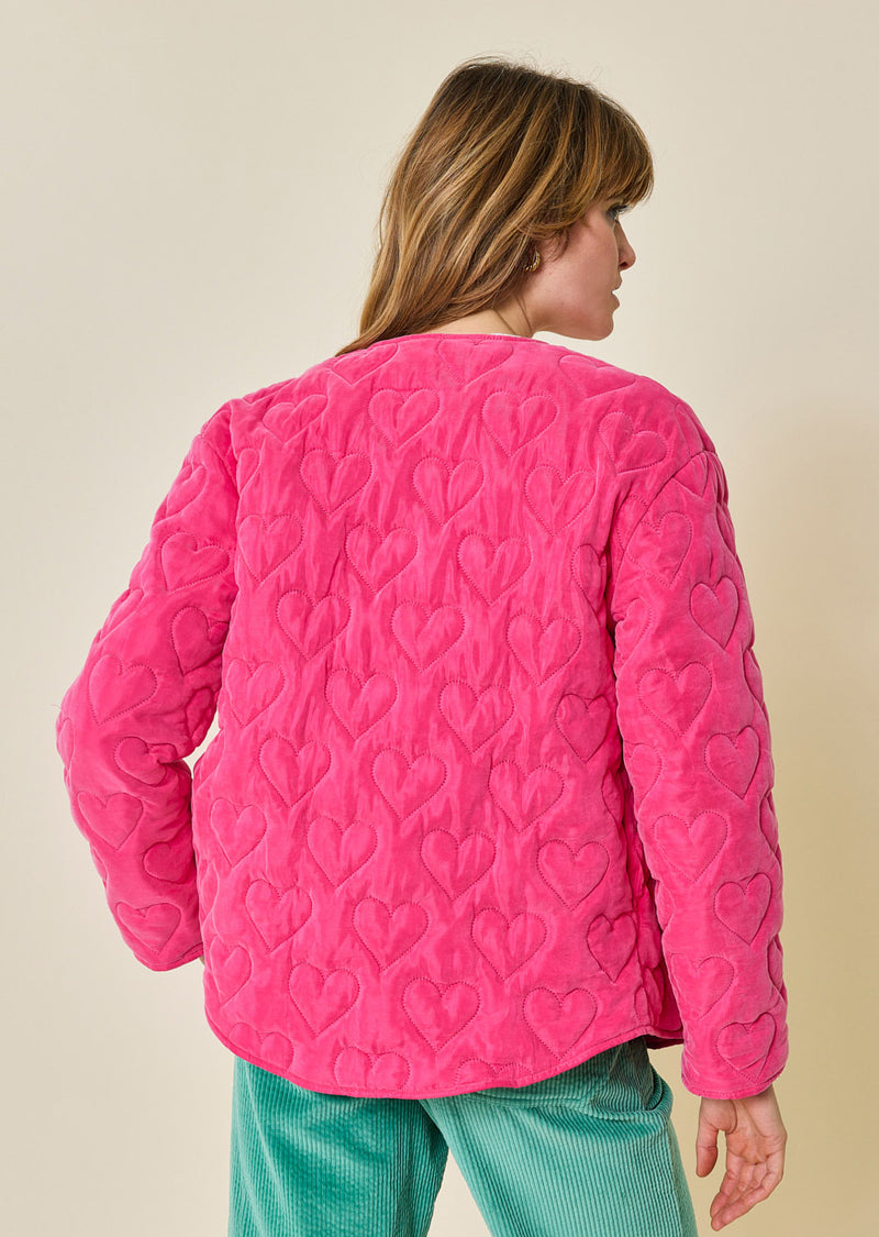 Dara Quilted Heart Jacket