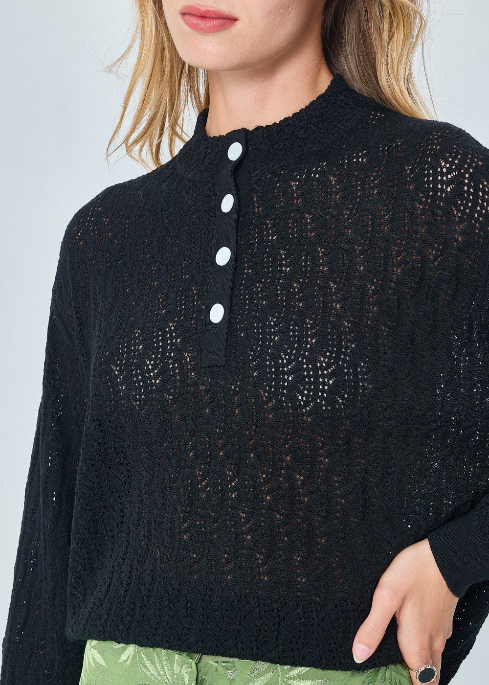 RANDY OPEN MERINO SWEATER – Marie Sixtine RANDY OPEN MERINO SWEATER – Marie Sixtine