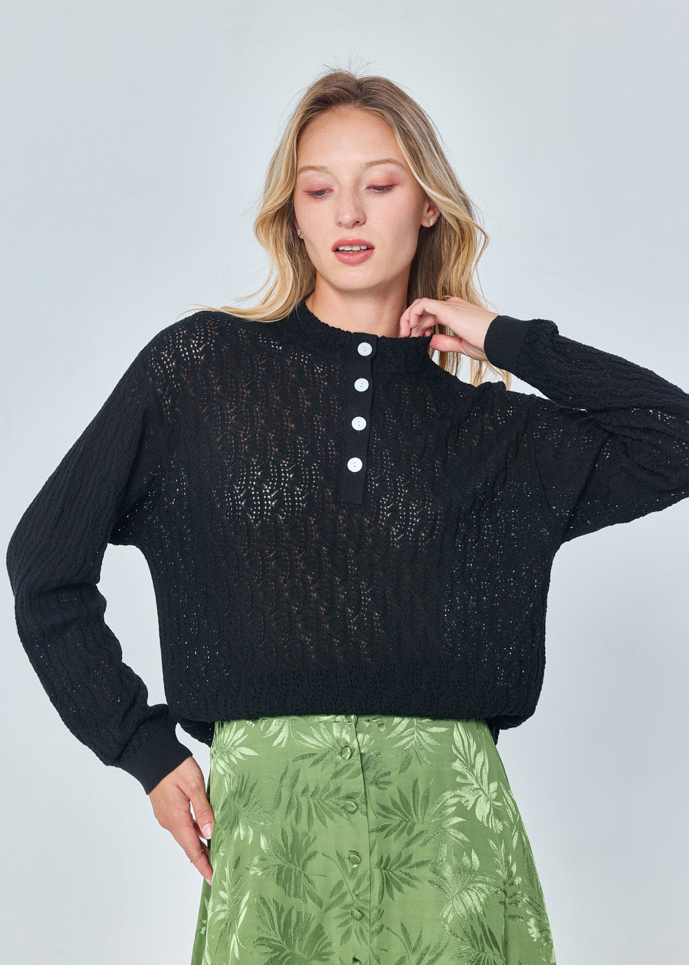 RANDY OPEN MERINO SWEATER – Marie Sixtine RANDY OPEN MERINO SWEATER – Marie Sixtine