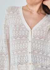 CARDIGAN AJOURE JANETO