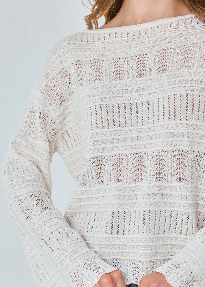 VARTAN OPEN MERINO SWEATER