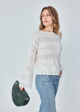 VARTAN OPEN MERINO SWEATER