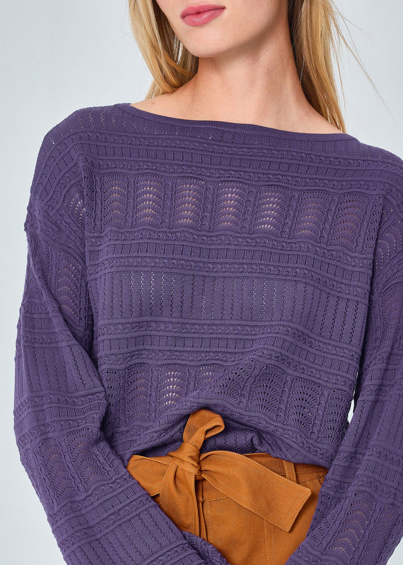 VARTAN OPEN MERINO SWEATER