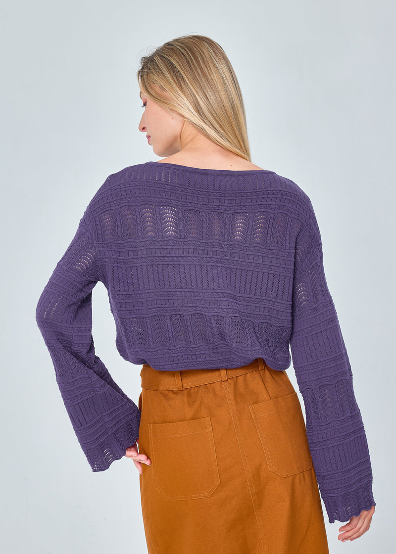 VARTAN OPEN MERINO SWEATER