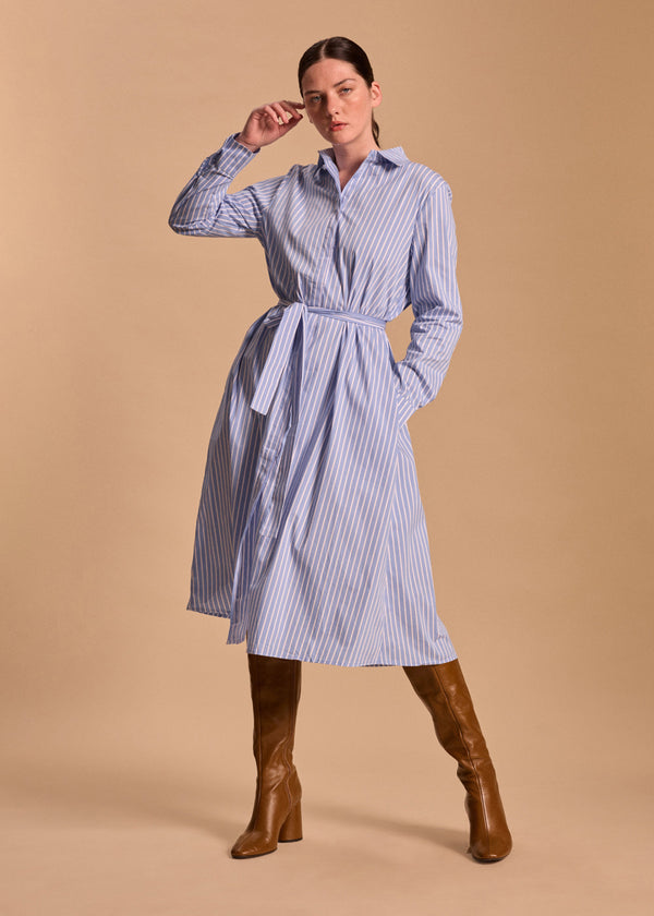 ROBE CHEMISE NOUEE CLEM