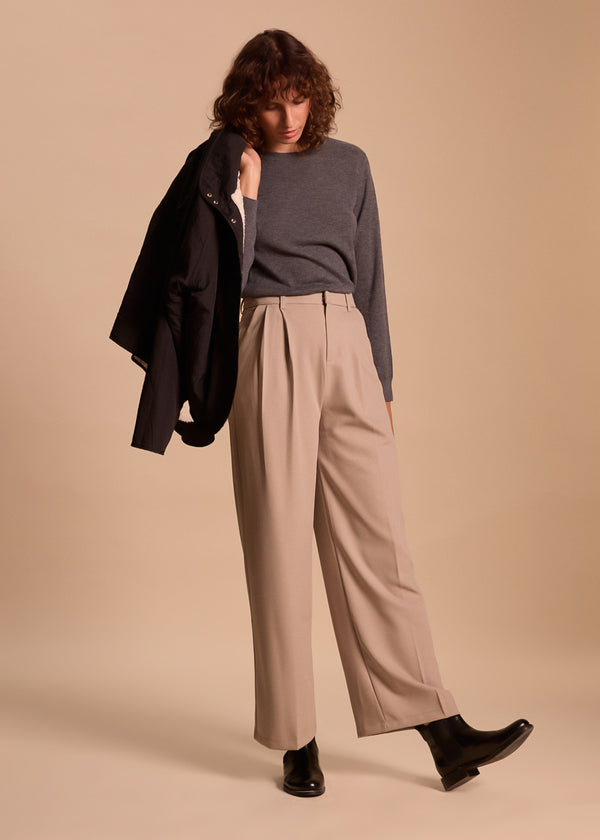PANTALON A PINCE AMPLE ZABOU