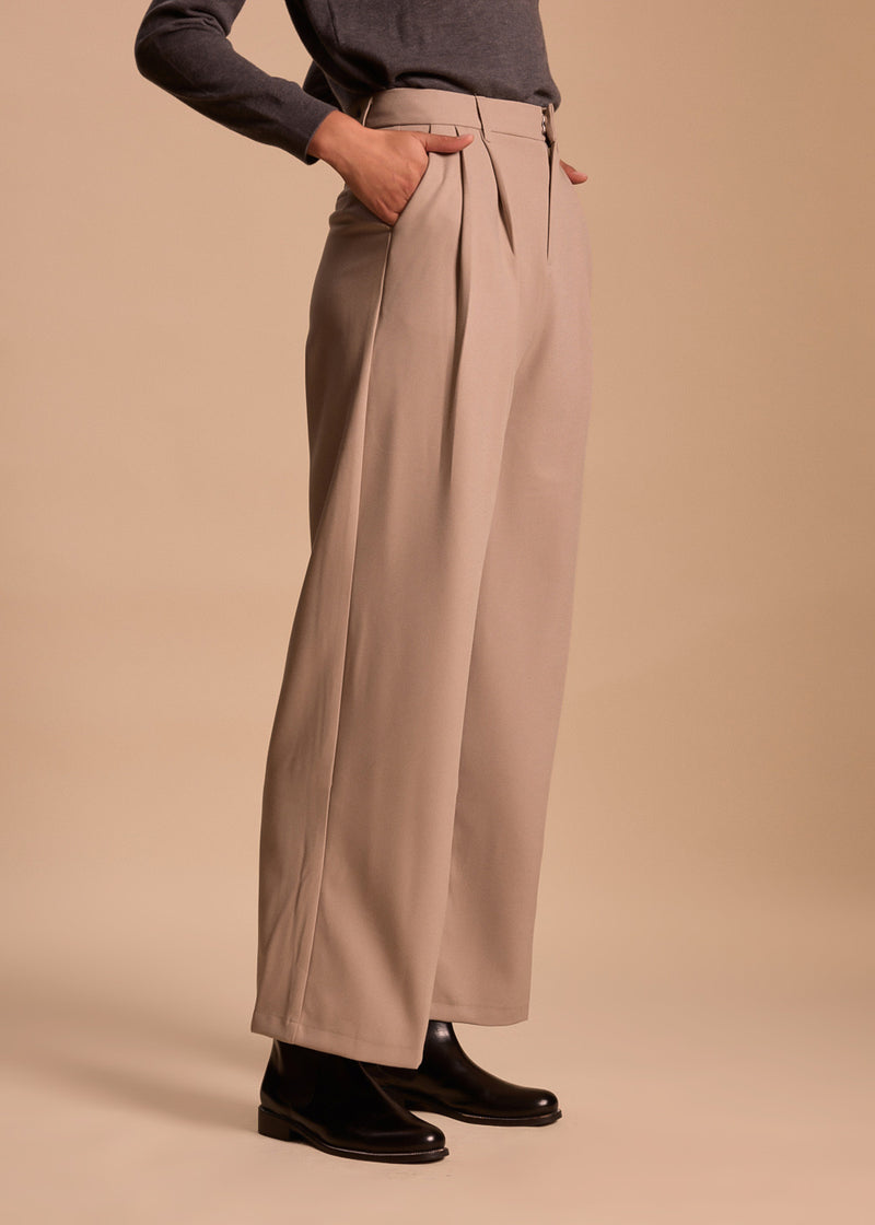 PANTALON A PINCE AMPLE ZABOU