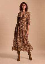 ROBE LONGUE FLUIDE DECOLLETE PROFOND ISADORA