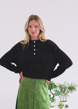 RANDY OPEN MERINO SWEATER