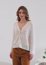 CARDIGAN AJOURE JANETO