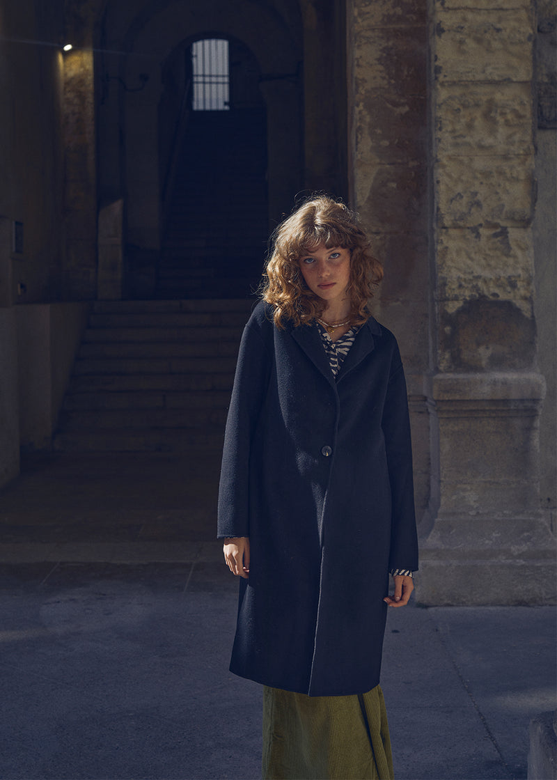 LONG WOOL COAT DOUBLE FACE ARLENE