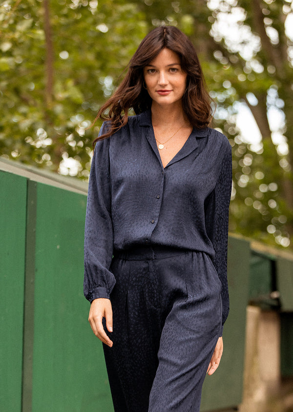 Chemise En Viscose Pernelle sailor | MARIE SIXTINE