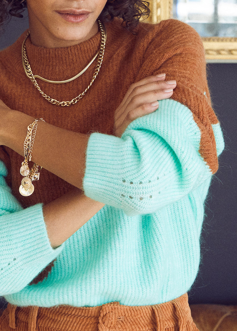PULL MOHAIR OLIVE | MARIE SIXTINE