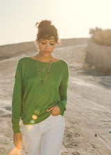 MERINO SWEATER BLUEBERRY