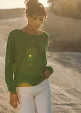 MERINO SWEATER BLUEBERRY