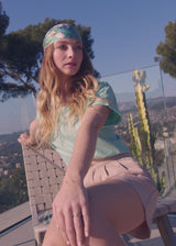 T-SHIRT EN LIN ENDUIT ANGELA