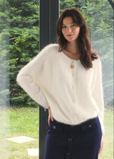 Ewan reversible angora sweater